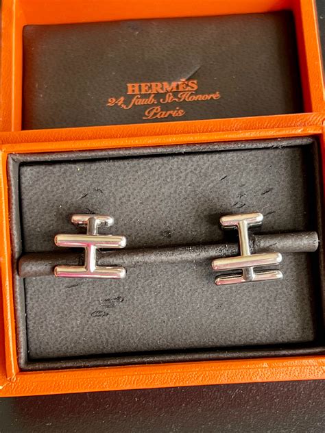 hermes h2 cufflinks.